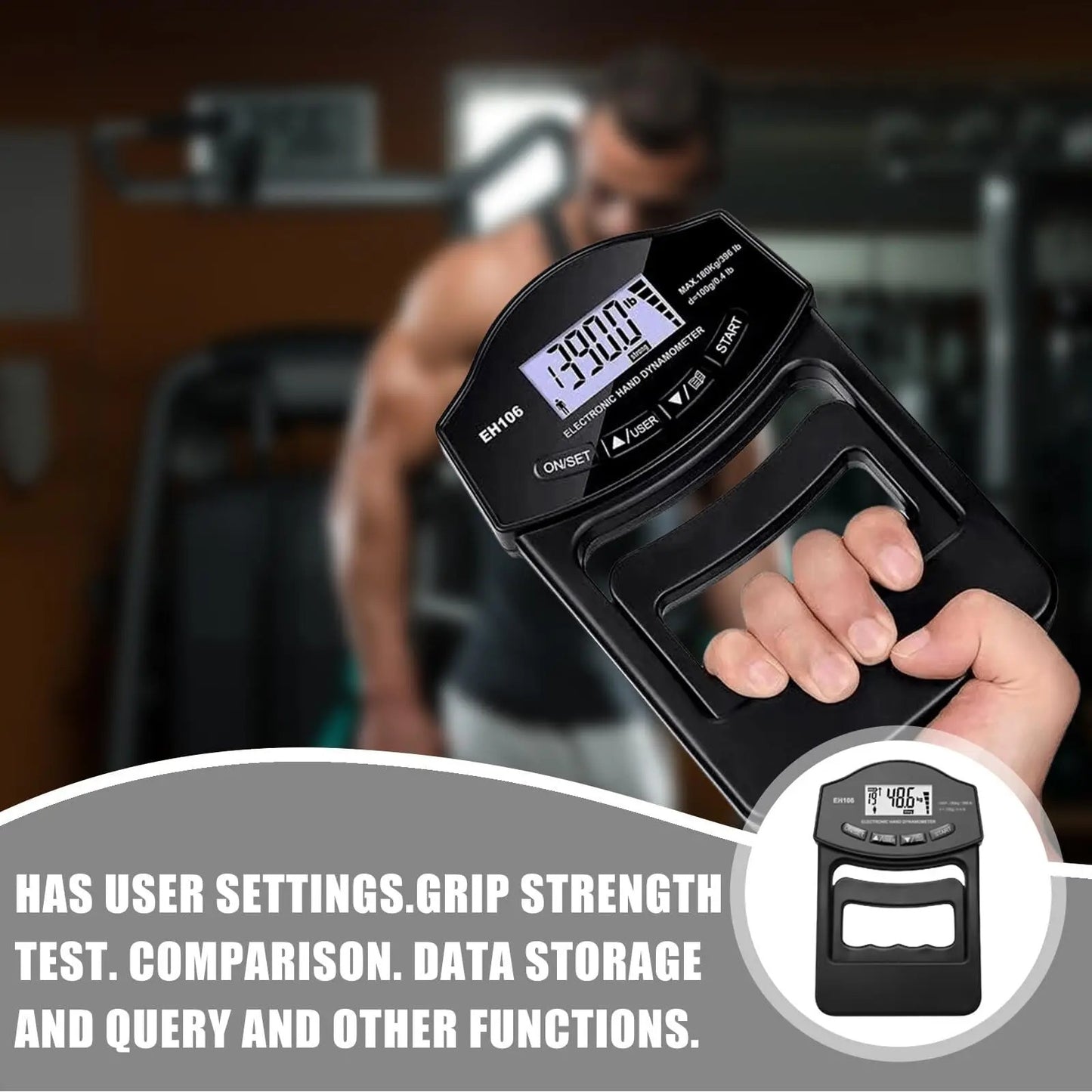 Digital Hand Dynamometer Grip Strength