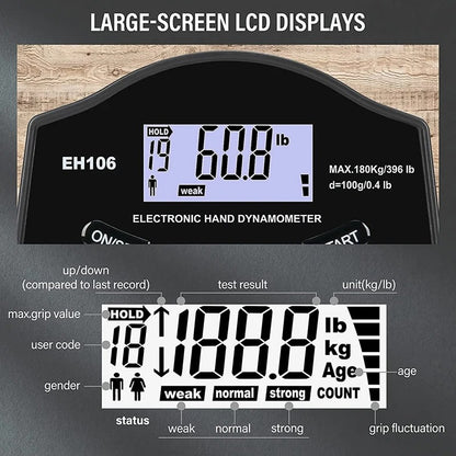 Digital Hand Dynamometer Grip Strength