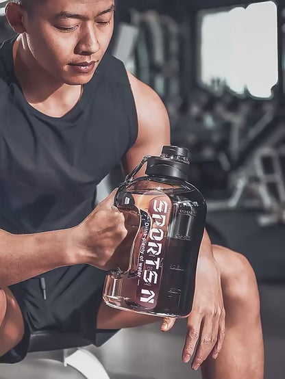 Large Capacity water bottle for sports and daily hydration 2.7L